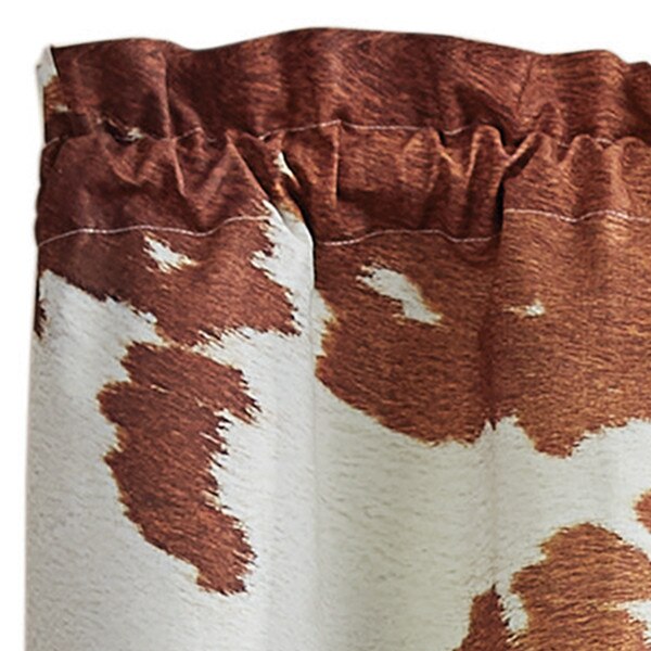 Cowhide Valance 14"L Park Designs